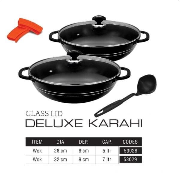 SONEX DELUXE KARAHI (DIE CAST) 28 CM