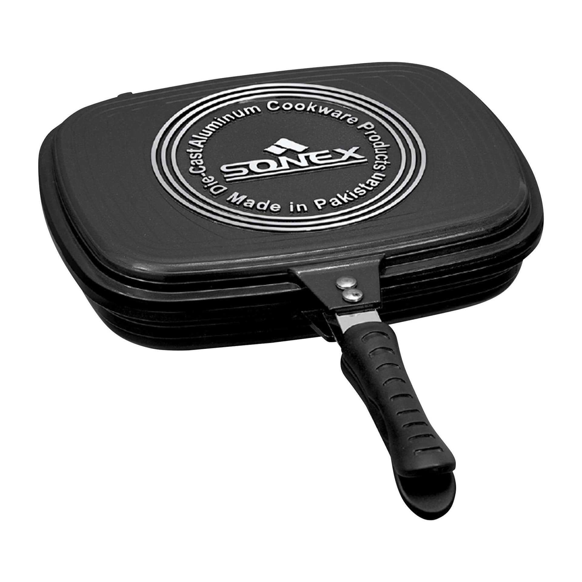 SONEX DOUBLE GRILL PAN 30 CM (DIE CAST)