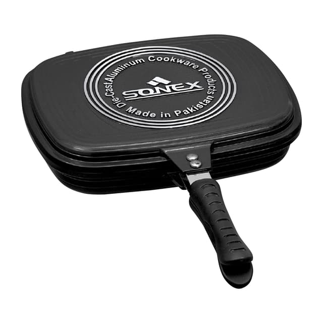 SONEX DOUBLE GRILL PAN 30 CM (DIE CAST)