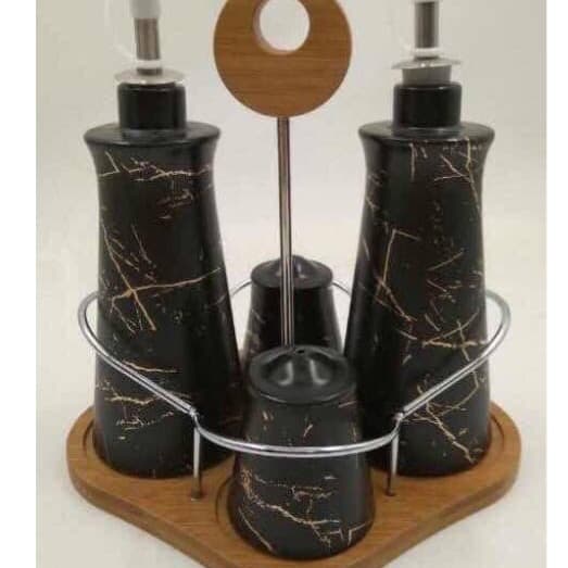 Spice Set 4pc Black (Ceramic)