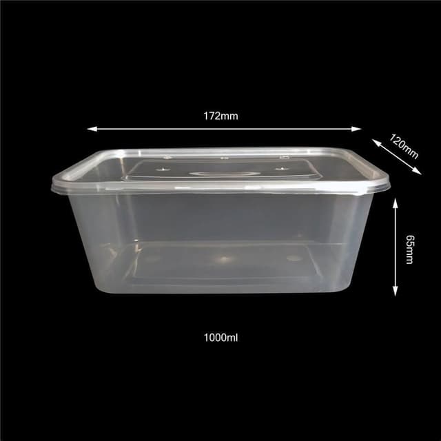 Disposable Container 1000ml (50pcs)
